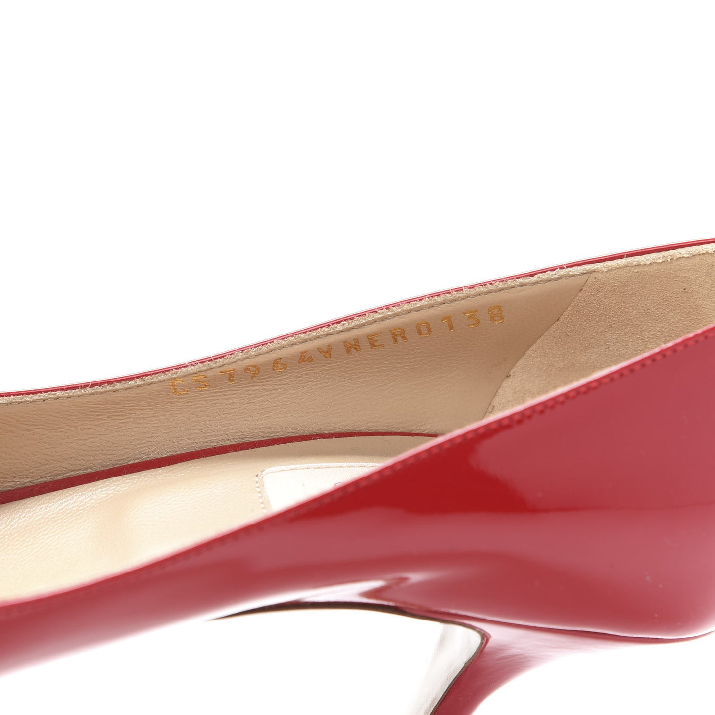 Patent Couture Bow Peep Toe Low Heel Pumps 38 Rosso Valentino