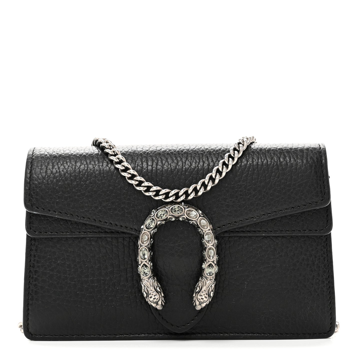 Calfskin Super Mini Dionysus Shoulder Bag Black