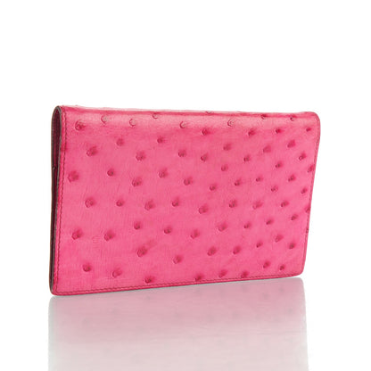 Hermes Ostrich Agenda Cover Fuchsia 3 of 7