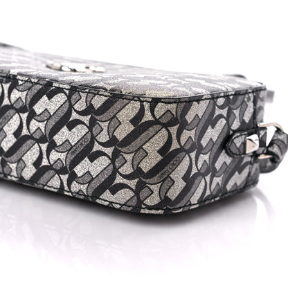 Jimmy Choo Glitter JC Logo Camera Bag Silver Black 8 of 10