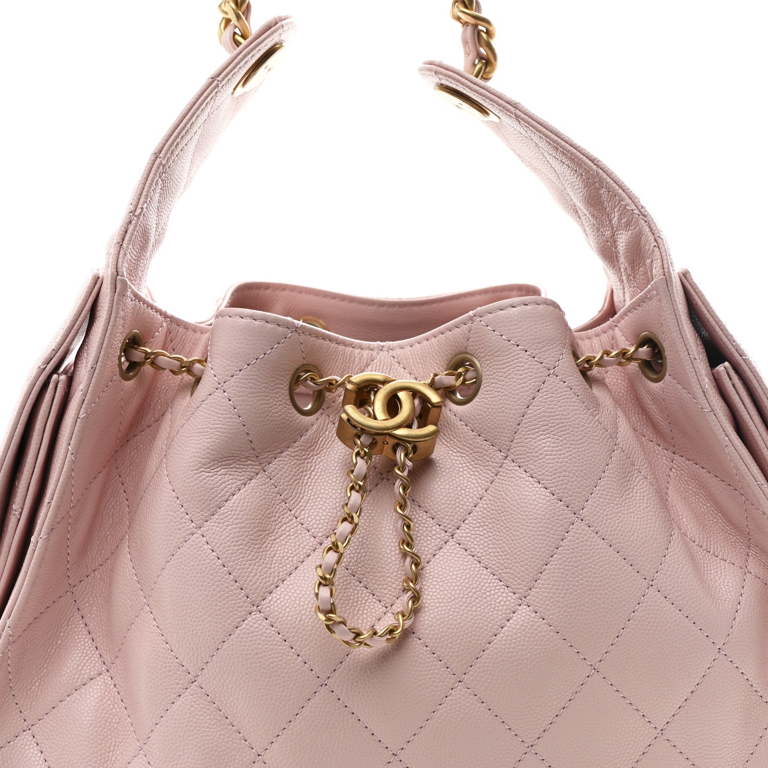Chanel Caviar Quilted Small Chanel 25 Handbag Light Pink 8 of 11