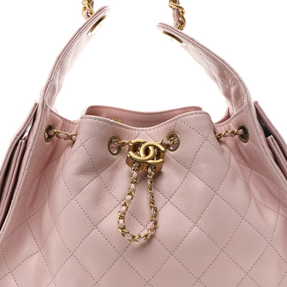 Chanel Caviar Quilted Small Chanel 25 Handbag Light Pink 8 of 11