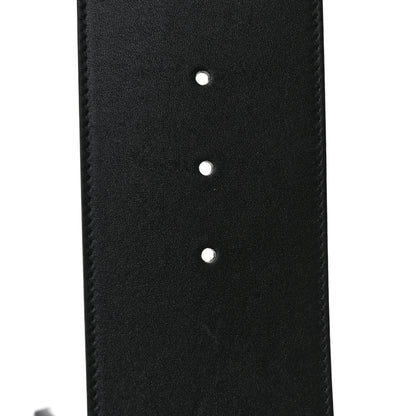 Gucci Moon Calfskin Pearl Double G 70mm Belt 80 32 Black Cream 5 of 5