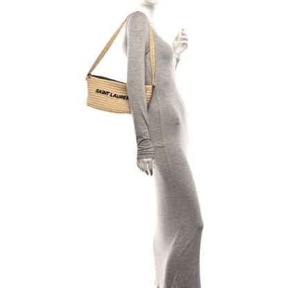 Saint Laurent Raffia Le Crossbody Naturel 2 of 10