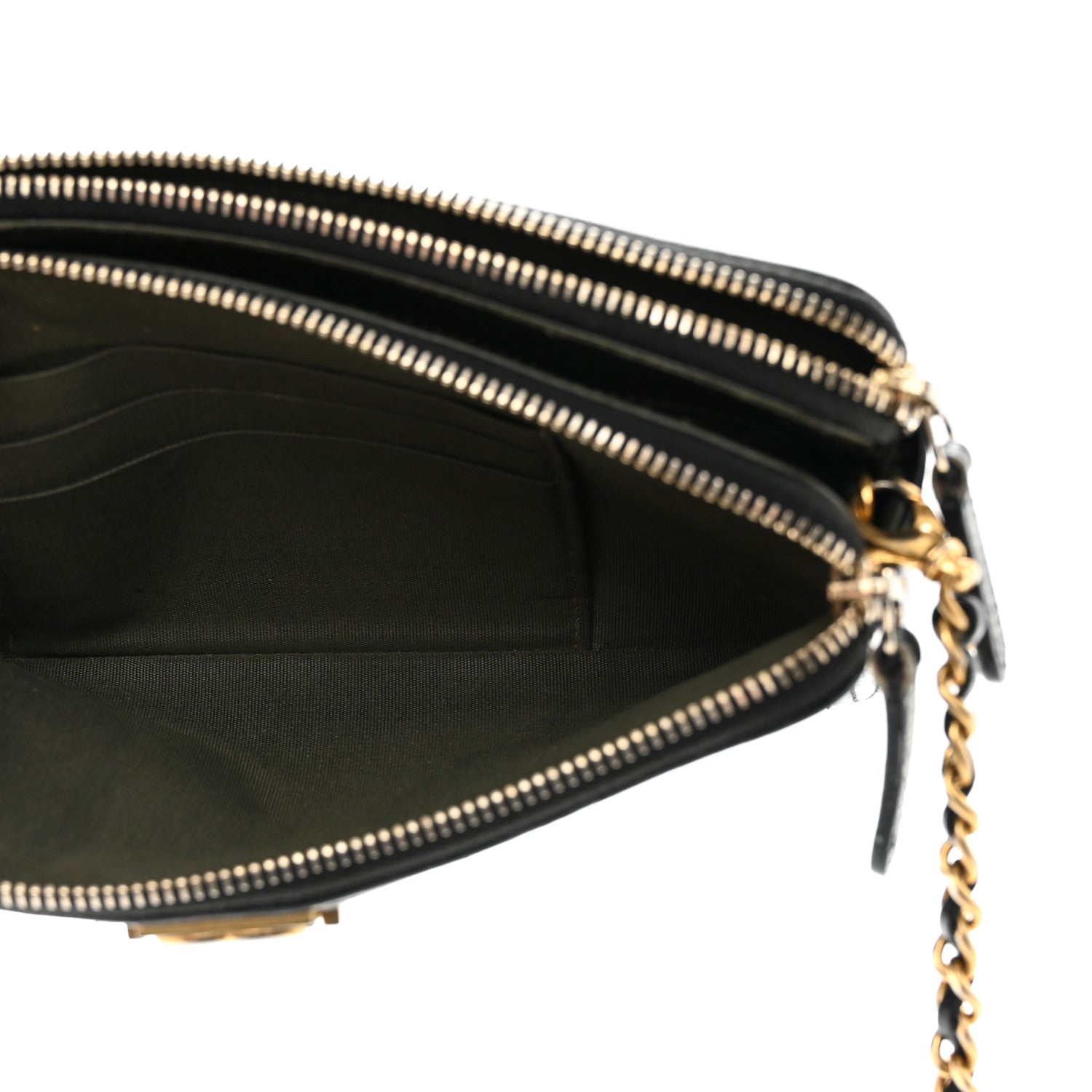 Chanel Caviar Quilted Small Boy Clutch With Chain Black 6 of 15