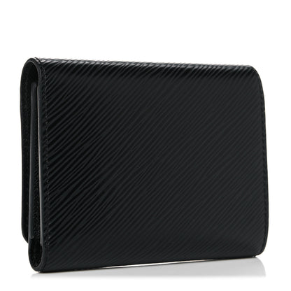 Louis Vuitton Epi Twist Compact Wallet Black 3 of 9