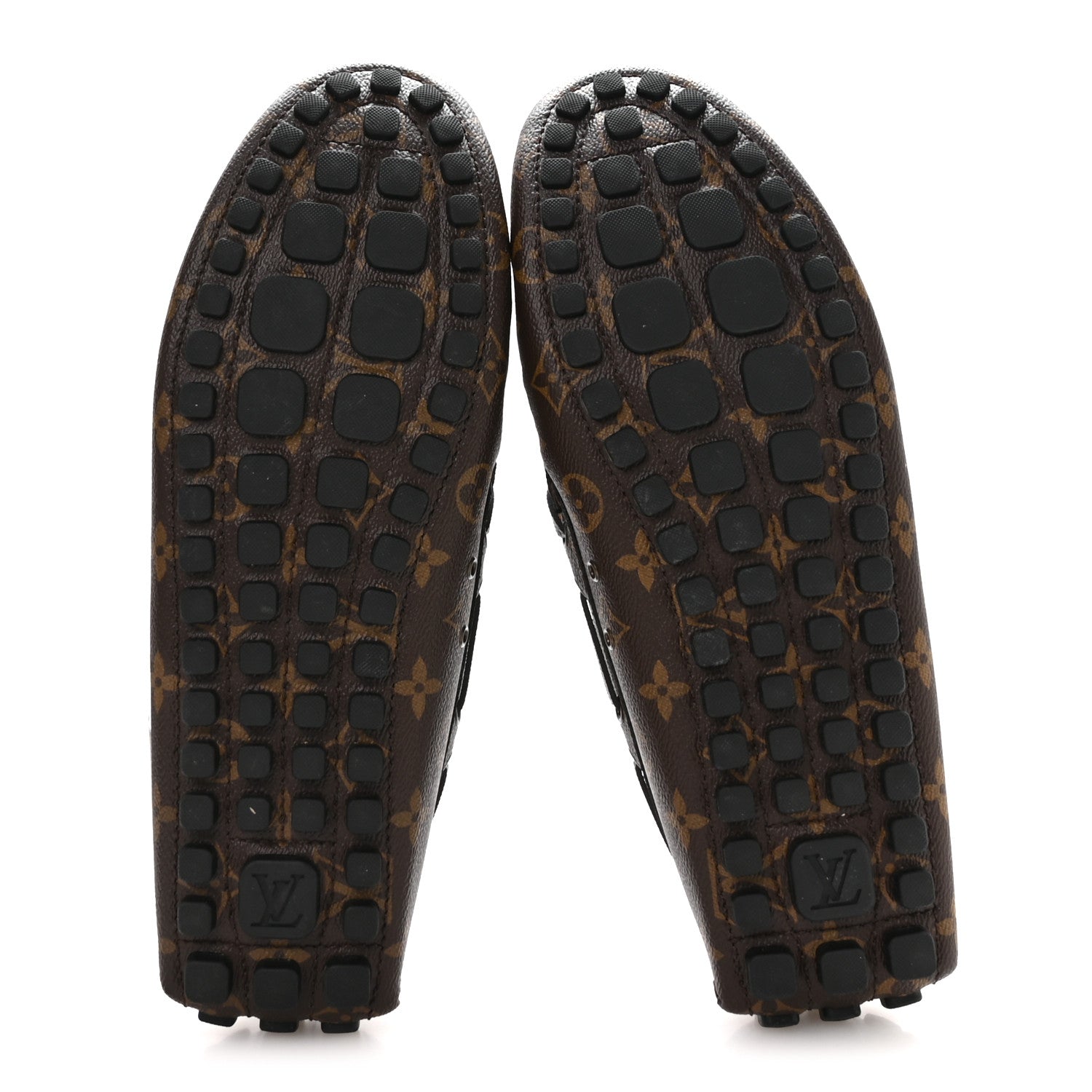 Louis Vuitton Monogram Mens Arizona Car Shoe Moccasin Loafers 12 6 of 8