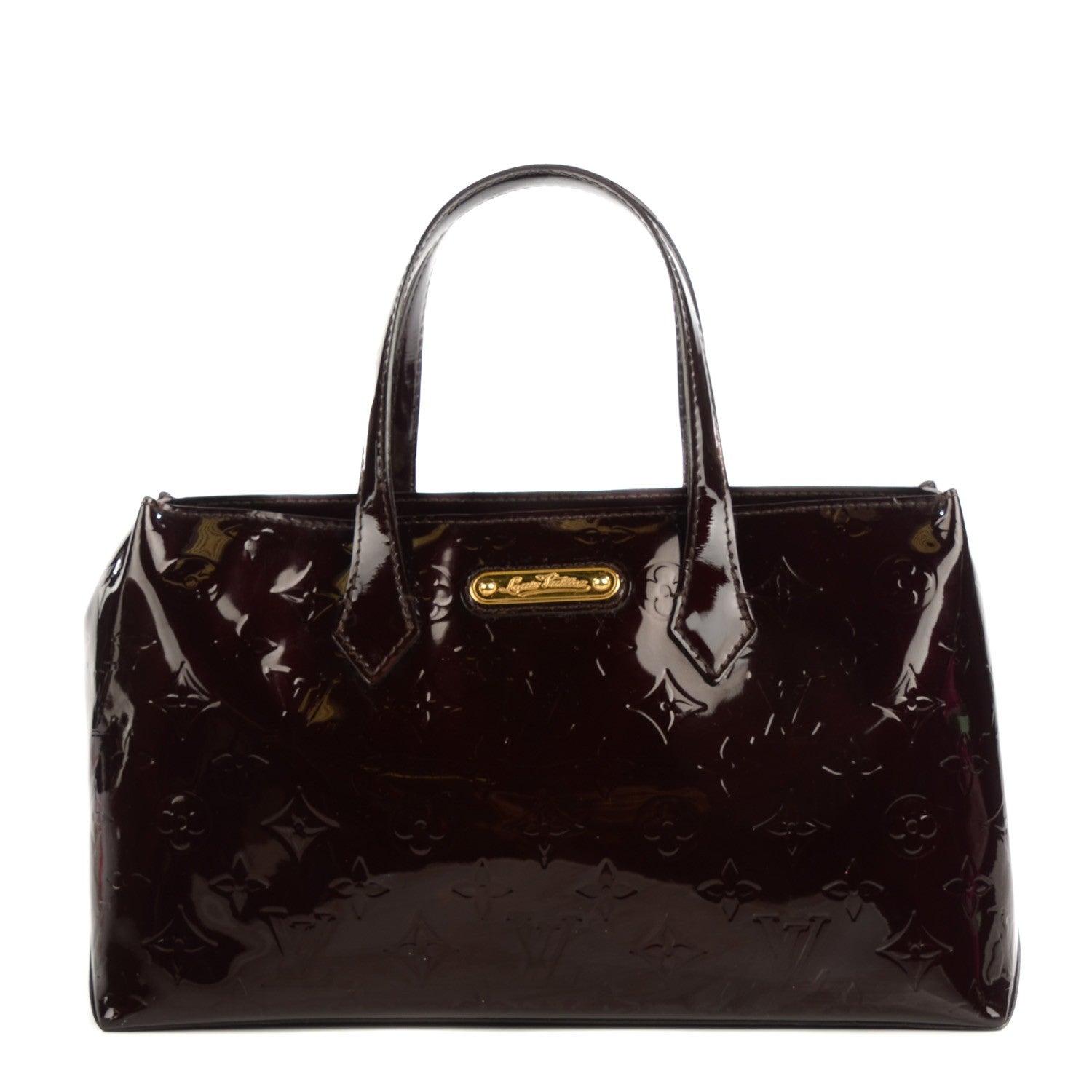 Louis Vuitton Vernis Wilshire PM Amarante 1 of 8