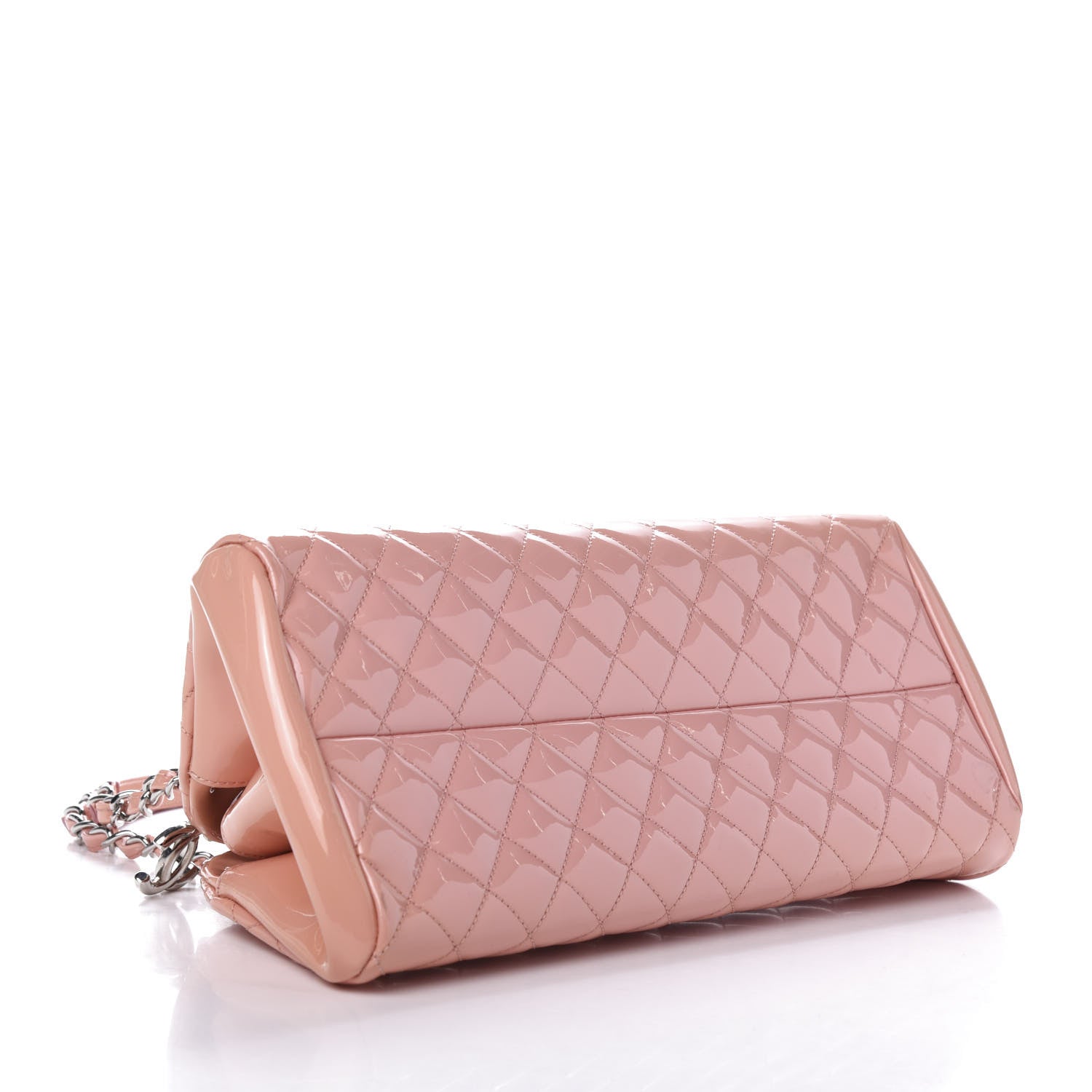 Chanel Patent Quilted Medium Just Mademoiselle Pink 4 of 14