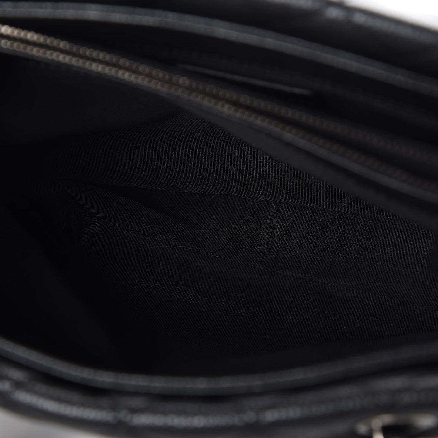 Caviar Quilted City Shopping Tote Black