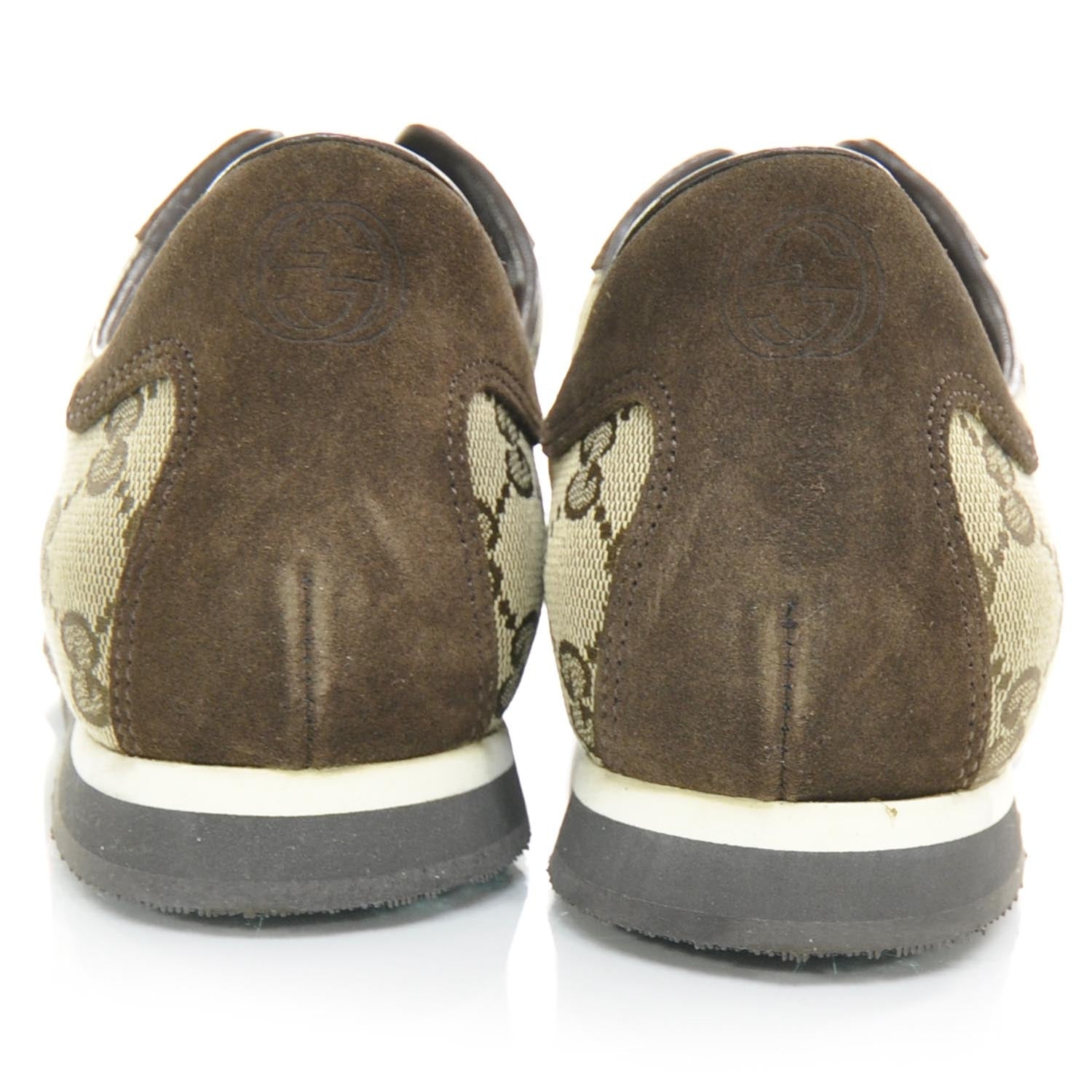 Gucci Suede Monogram Web Sneakers 38 3 of 9