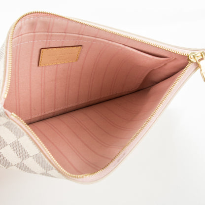 Louis Vuitton Damier Azur Neo Neverfull MM Rose Ballerine 8 of 8