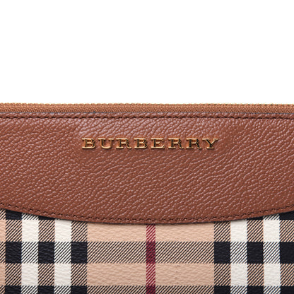 Burberry Haymarket Check Peyton Crossbody Clutch Bag Toffee 14 of 20