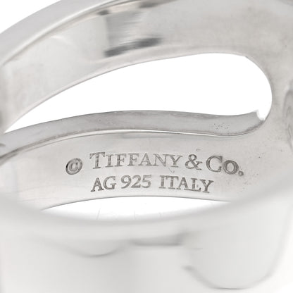 Tiffany Sterling Silver Out of Retirement Loop Ring 54 6.75 4 of 5