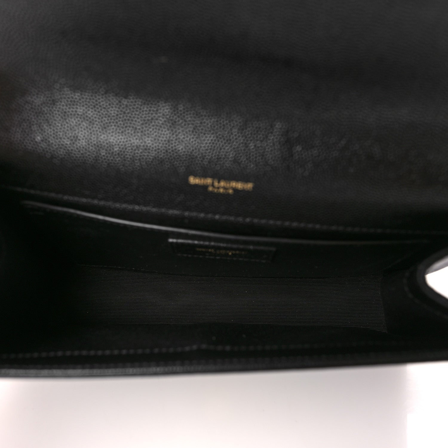 Saint Laurent Grain De Poudre Medium Classic Monogram Kate Satchel Black 5 of 9