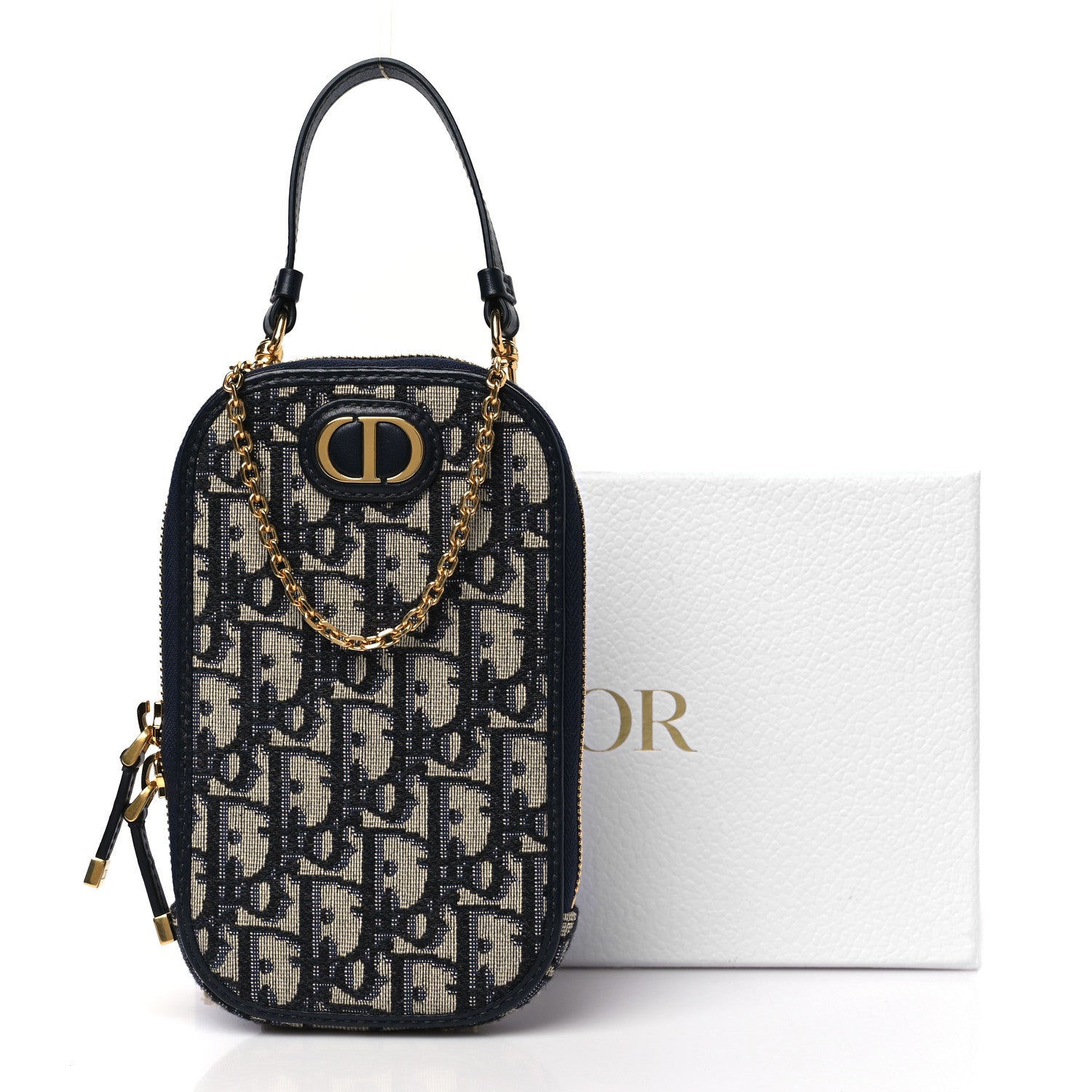 Christian Dior Oblique 30 Montaigne Phone Holder Blue 11 of 11