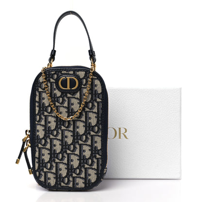 Christian Dior Oblique 30 Montaigne Phone Holder Blue 11 of 11