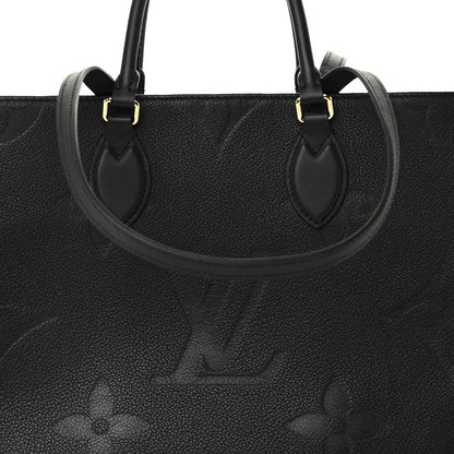 Louis Vuitton Empreinte Monogram Giant Onthego MM Black 7 of 9
