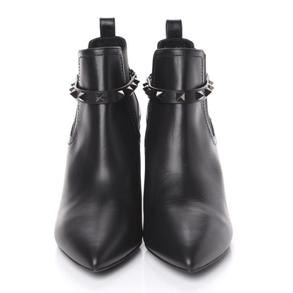 Valentino Garavani Calfskin Rockstud Chelsea 85mm Ankle Boots 39.5 Black 2 of 10