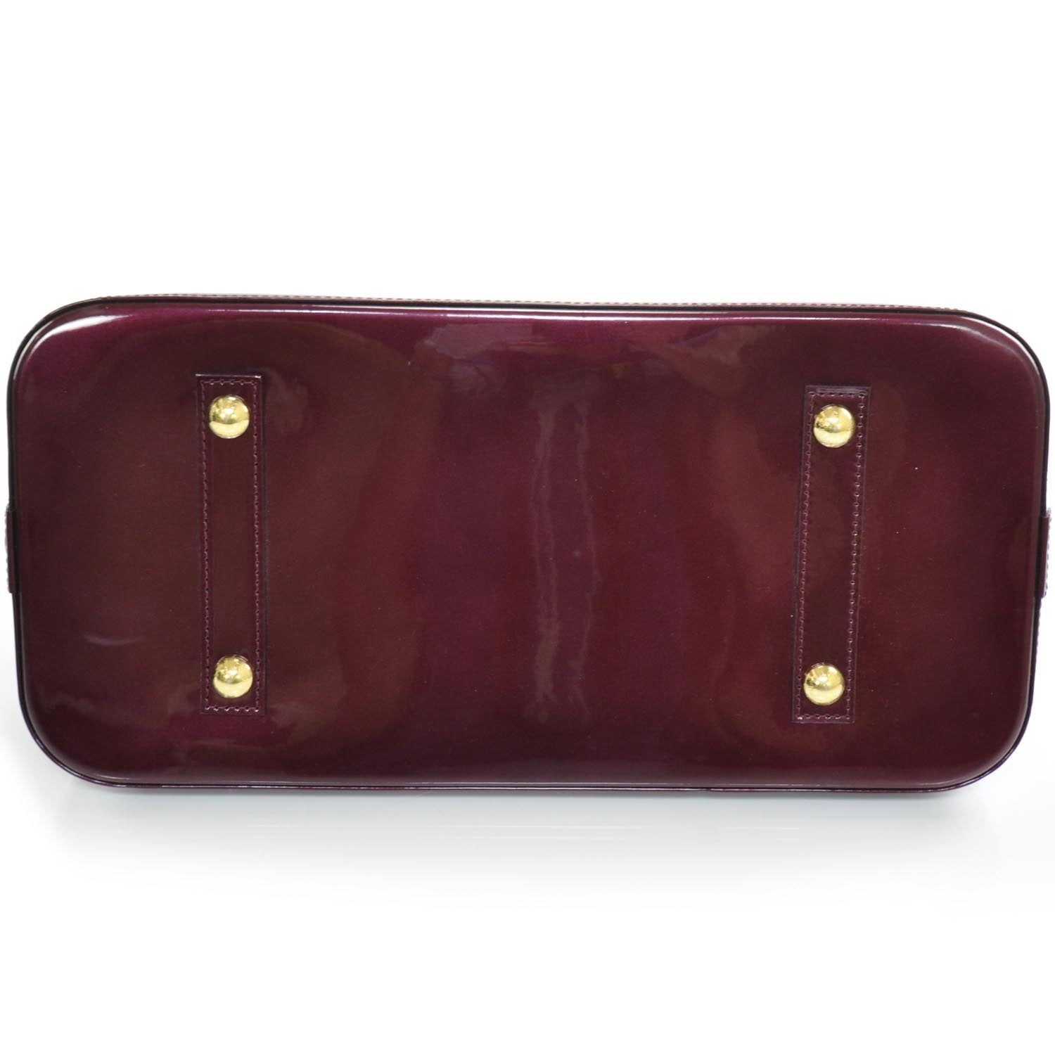 Louis Vuitton Vernis Alma MM Rouge Fauviste 4 of 9