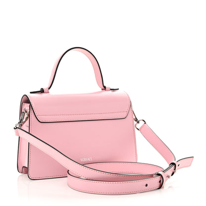 Versace Shiny Calfskin La Medusa Small Top Handle Shoulder Bag Pink 3 of 9