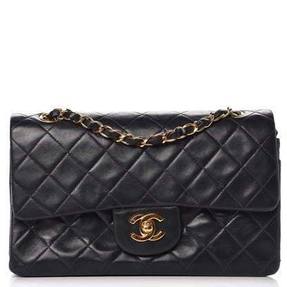 Chanel Lambskin Quilted Small Double Flap Black 1 of 12