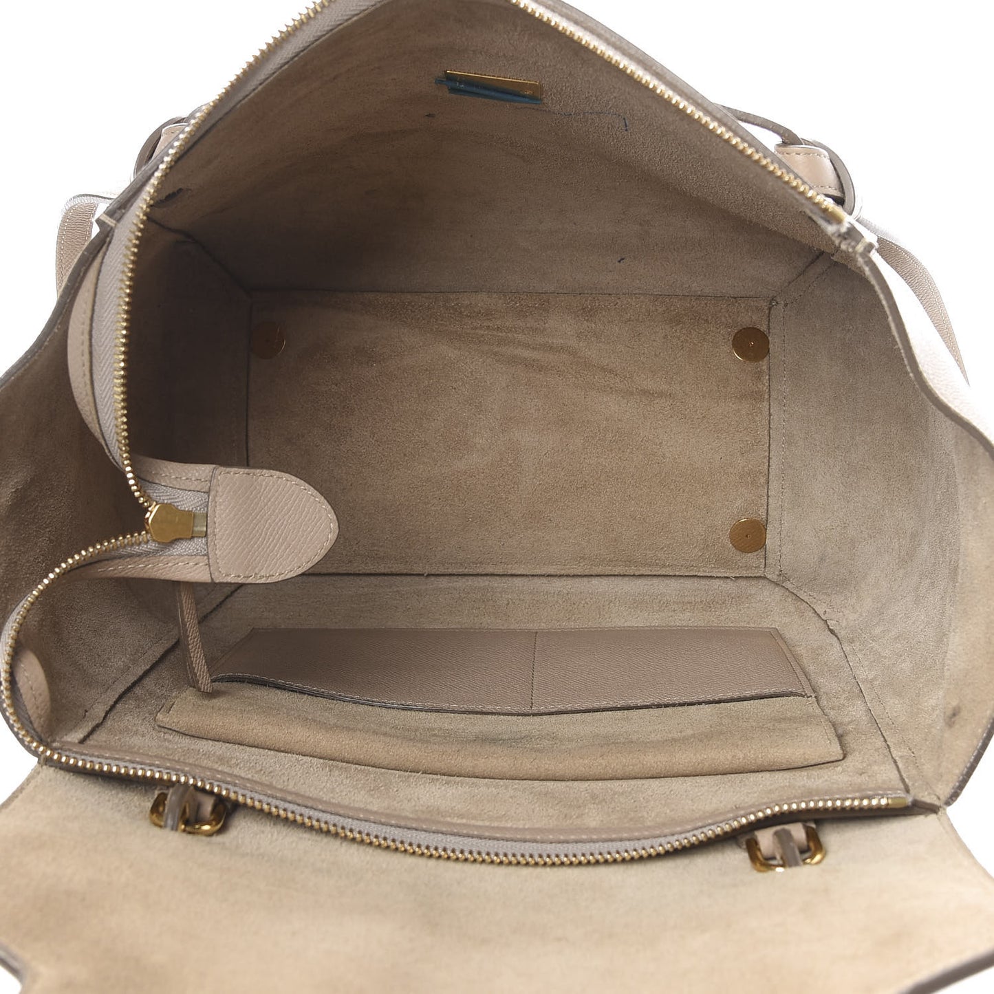 Grained Calfskin Mini Belt Bag Light Taupe