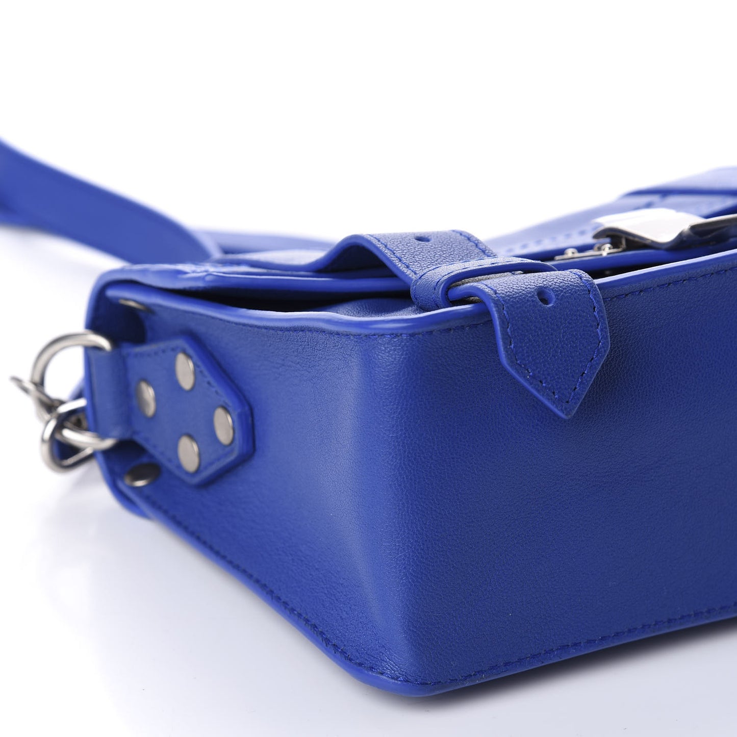 Lambskin PS1 Mini Pouch Messenger Memphis Blue