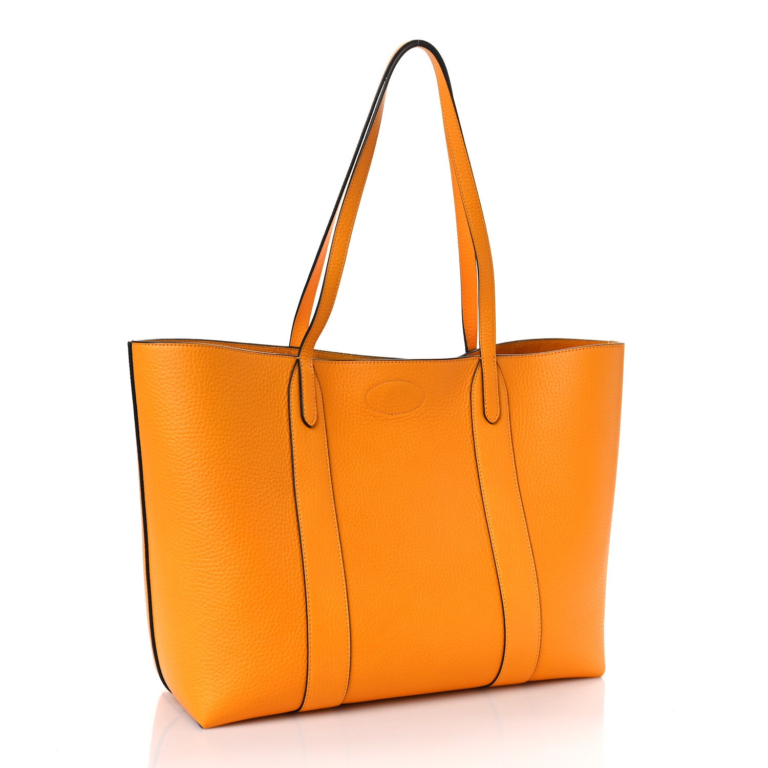 Mulberry Small Classic Grain Bayswater Tote Amber 3 of 9