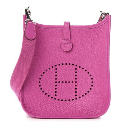 Hermes Taurillon Clemence Evelyne TPM Magnolia 1 of 11