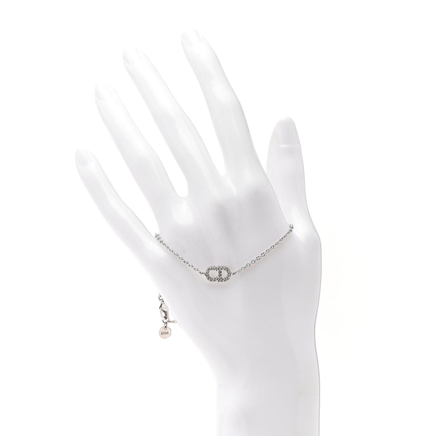 Crystal CD Bracelet Silver