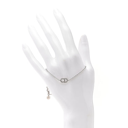 Christian Dior Crystal CD Bracelet Silver 2 of 4