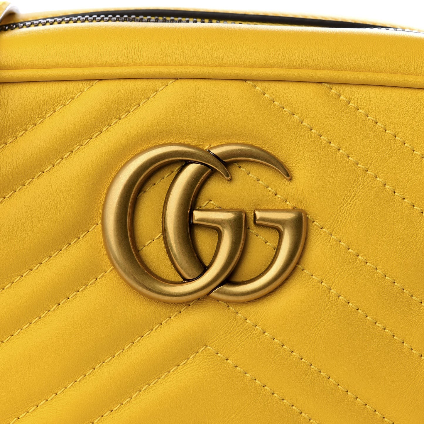 Calfskin Matelasse Small GG Marmont Chain Shoulder Bag Stone Topaz