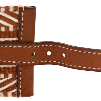 Hermes Toile Sombrero CDC Bracelet T2 Ecru Gold 8 of 10