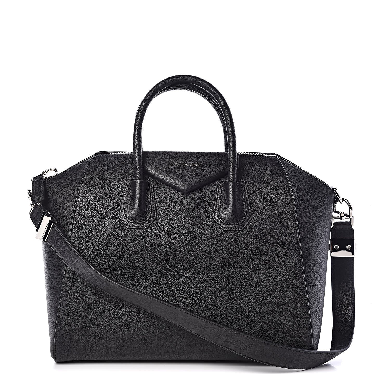 Givenchy Sugar Goatskin Medium Antigona Black 1 of 9