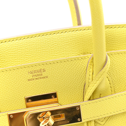 Hermes Epsom BIRKIN 30 Lime 6 of 11