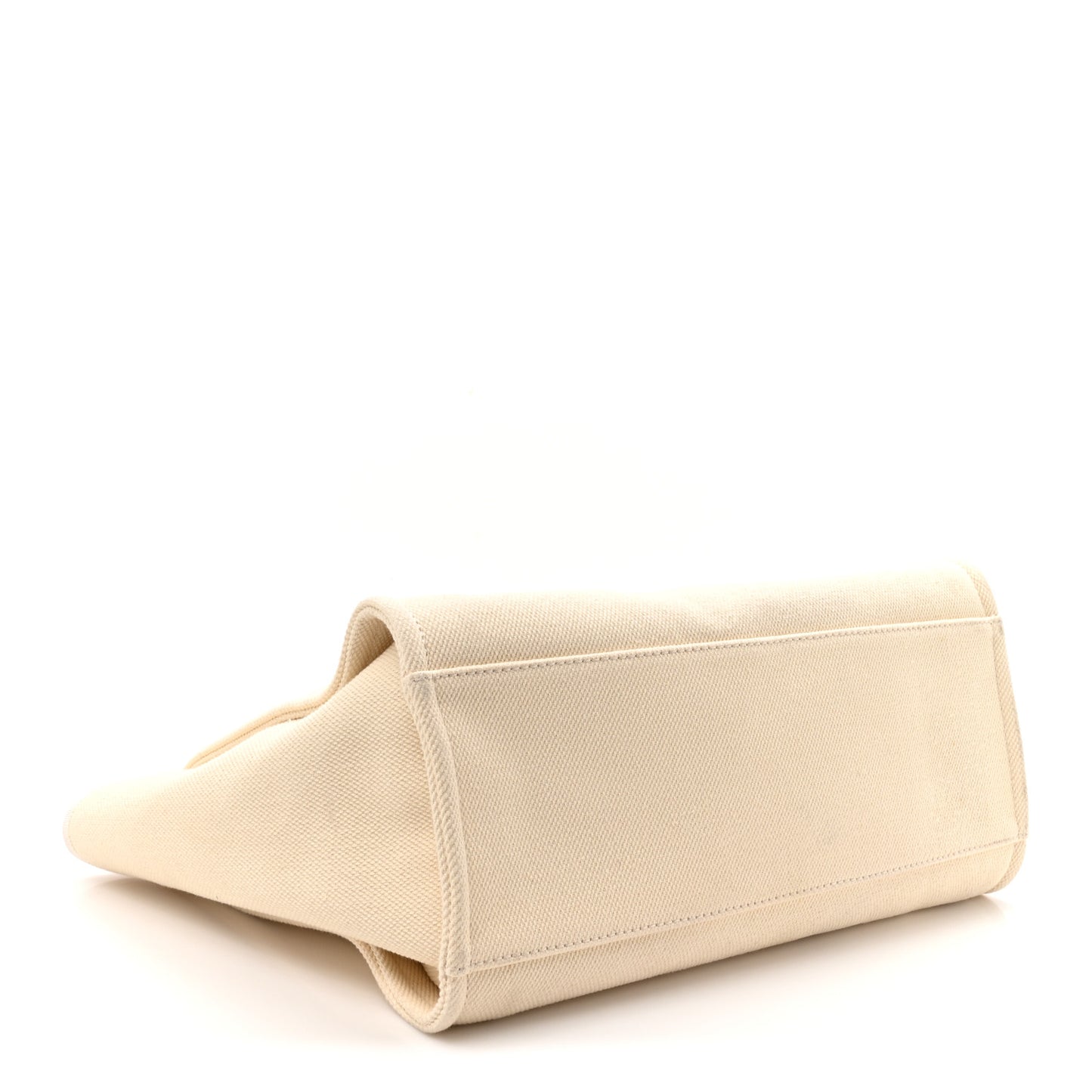 Canvas Pearl Medium Deauville Tote Ecru Beige