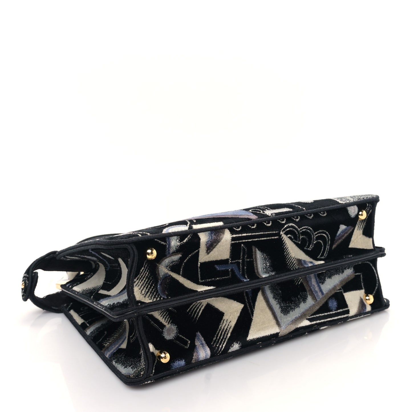 Velvet Chenille Medium Printed Peekaboo I SEE U Satchel Multicolor