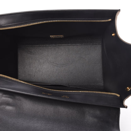 Celine Bullhide Calfskin Grained Nubuck Small Tri-Color Trapeze Medium Blue 5 of 12