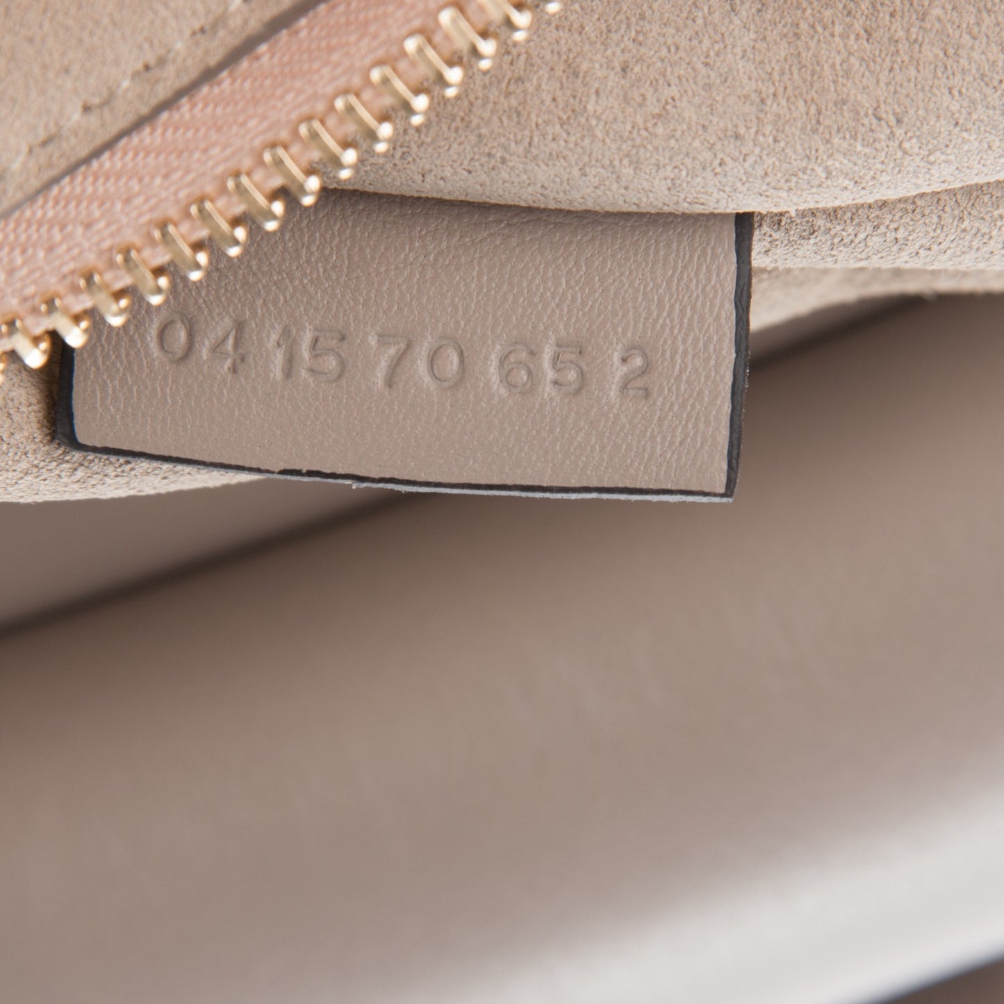 Calfskin Suede Medium Faye Shoulder Bag Motty Grey