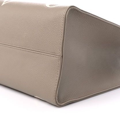 Louis Vuitton Empreinte Monogram Giant Onthego MM Tourterelle Creme 9 of 12