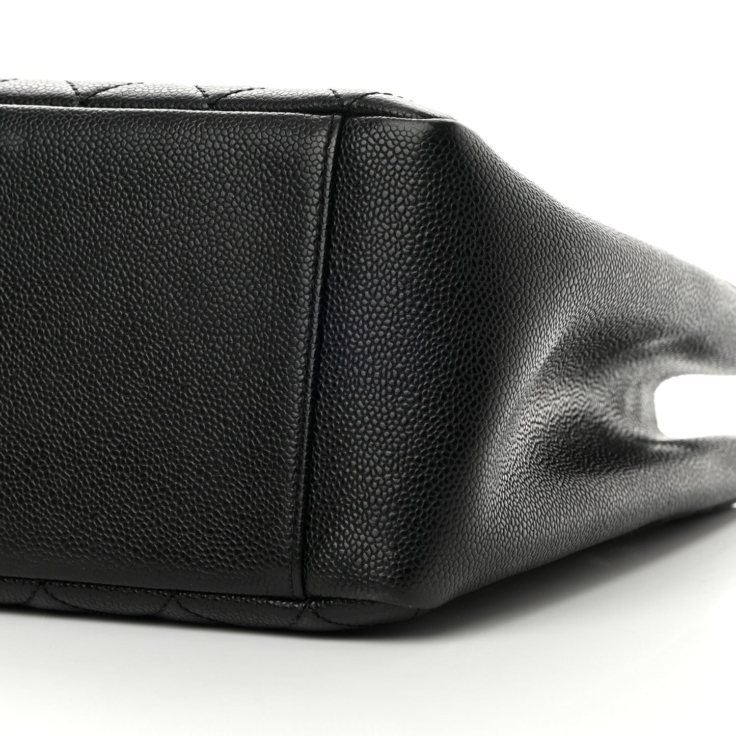 Caviar Quilted Grand Shopping Tote GST Black