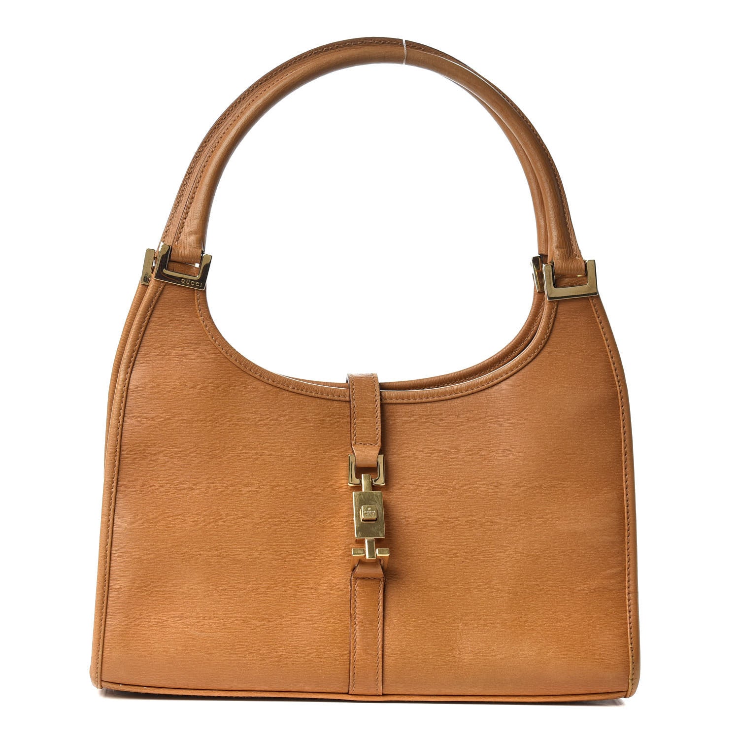 Gucci Calfskin Small Bardot Bag Brown 1 of 10