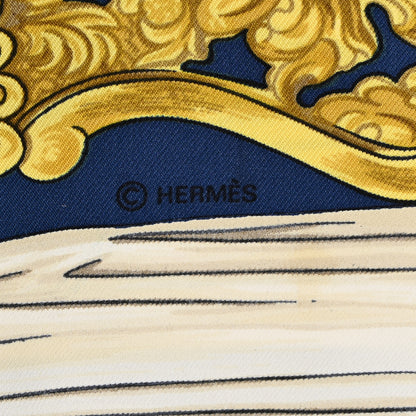 Hermes Silk Concours D Etriers Scarf 90 3 of 4