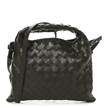 Bottega Veneta Calfskin Intrecciato Mini Hop Khaki 1 of 9