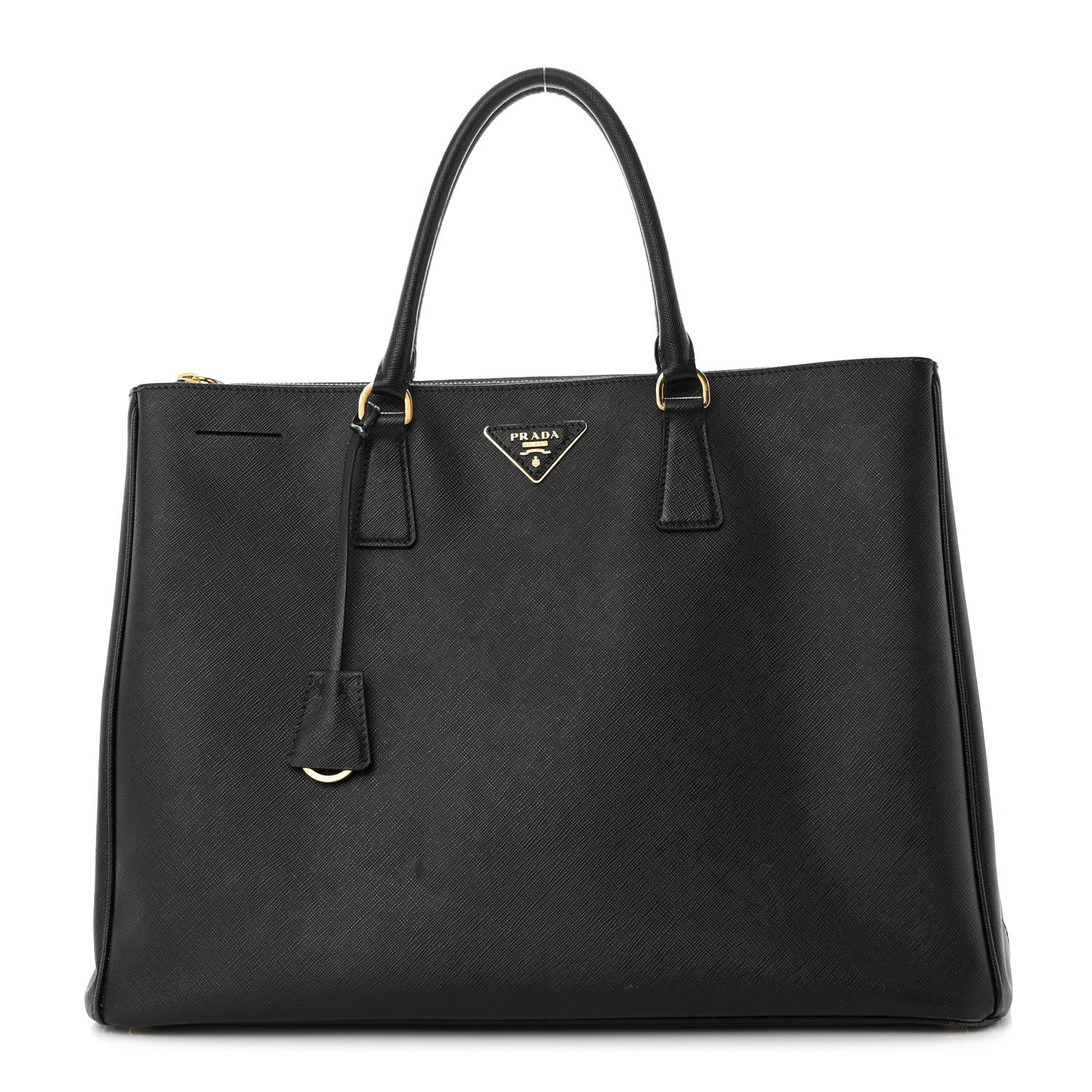 Prada Saffiano Large Galleria Double Zip Tote Black 1 of 13