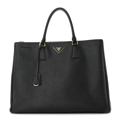 Prada Saffiano Large Galleria Double Zip Tote Black 1 of 13