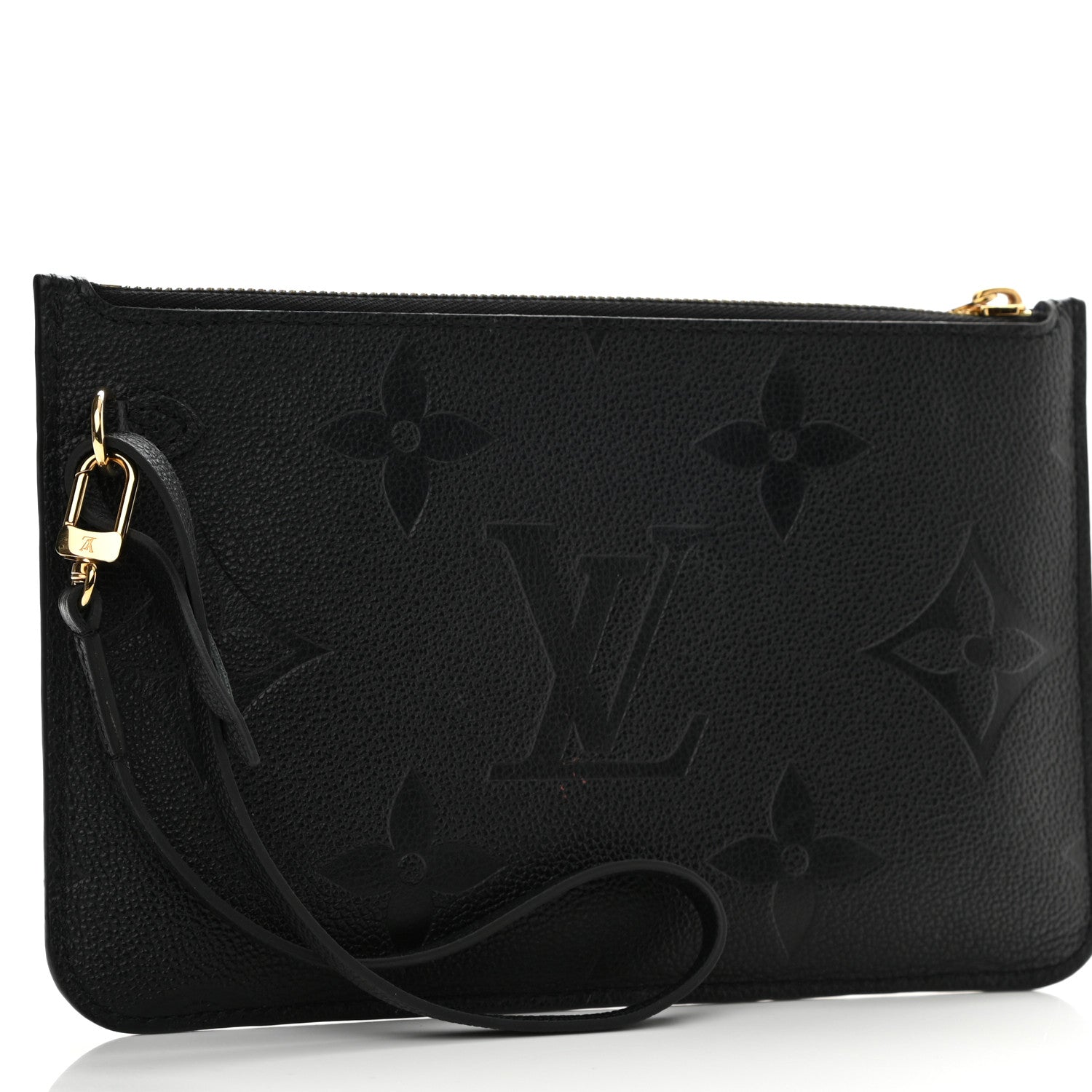 Louis Vuitton Empreinte Monogram Giant Neverfull MM Pochette Black 4 of 9