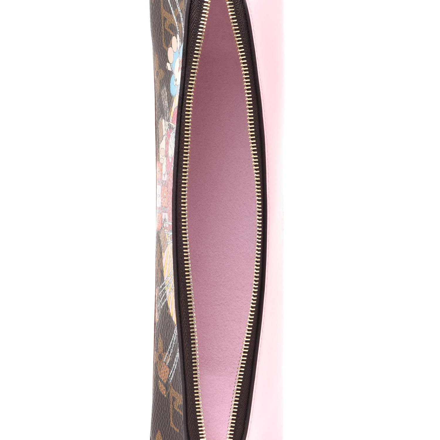 Louis Vuitton Monogram 2020 Christmas Animation Swing Ride Elizabeth Pencil Pouch Pink Poppy 5 of 7