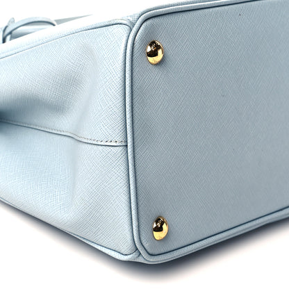 Prada Saffiano Medium Galleria Double Zip Tote Lago 9 of 10